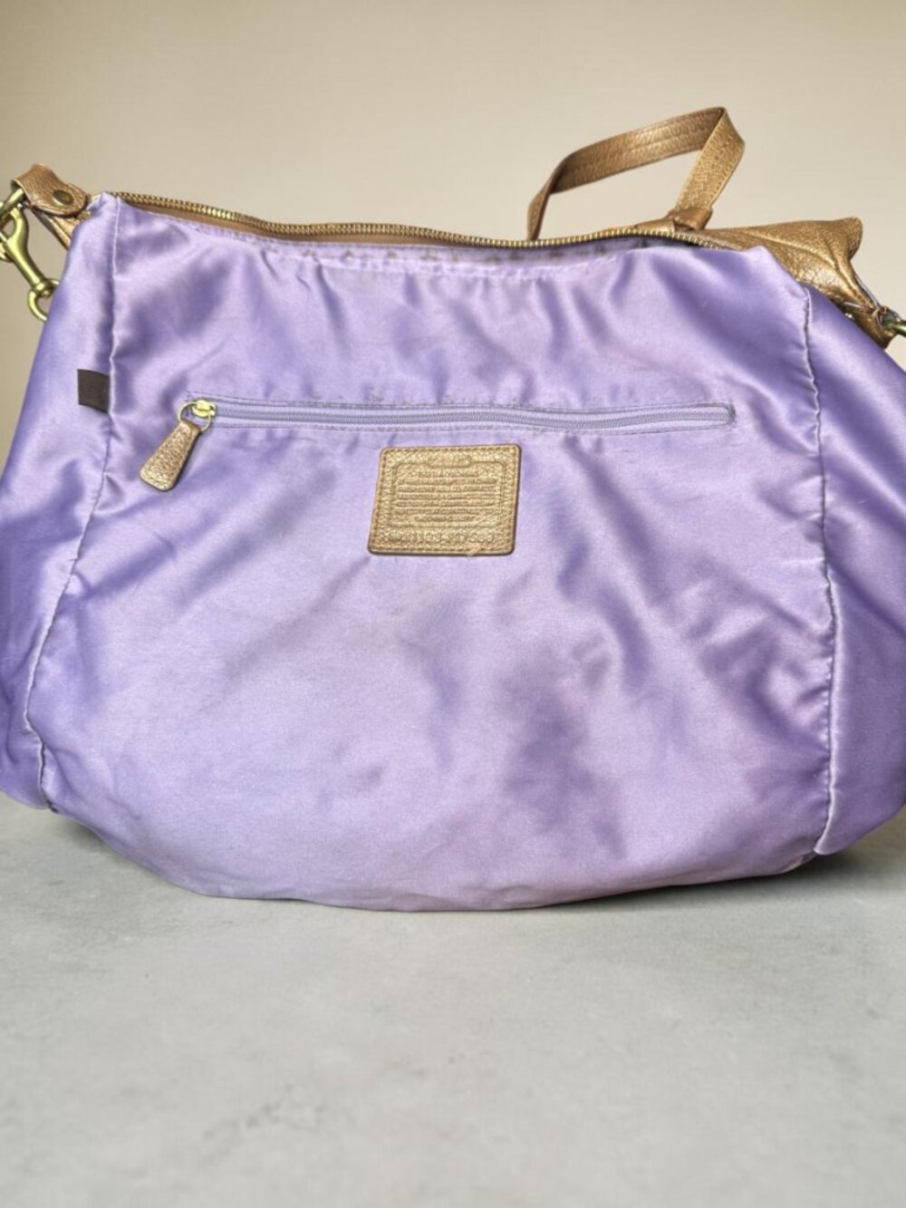 Coach Alexandra Convertible Tote – Metallic Bronze Pebble Leather (2011) - Picture 5 of 15